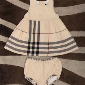 Burberry baby girl dress size 3m